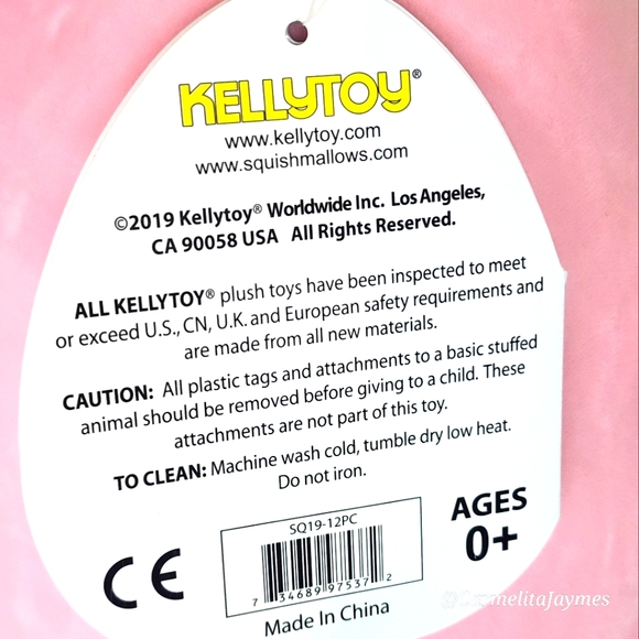 SABRINA 🦄 Light Pink Rainbow Caticorn 2019 Original Squishmallow ☆》NWT《☆ - Picture 7 of 8